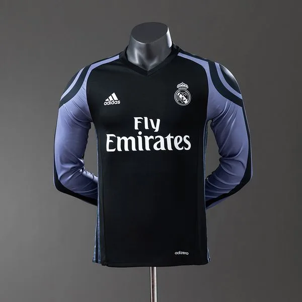Camiseta de fútbol Real Madrid 2016/17 TERCERA MANGA LARGA VERSION JUGADOR